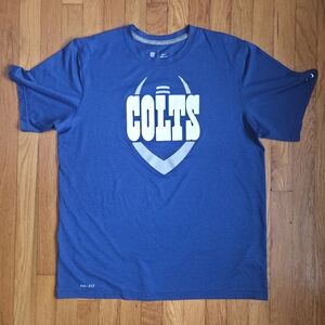 Indianapolis Colts Nike NFL Team Apparel Dri-Fit Short Sleeve Shirt Men's Large